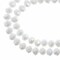 Crystal Lane DIY 2-Strand 7in Opaque Finish Glass Rondelle Donut Bead Strands